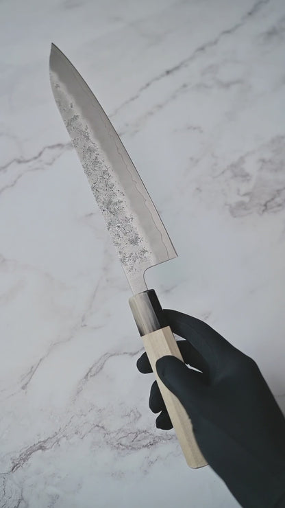 Kaishin nashiji ginsan gyuto 240mm