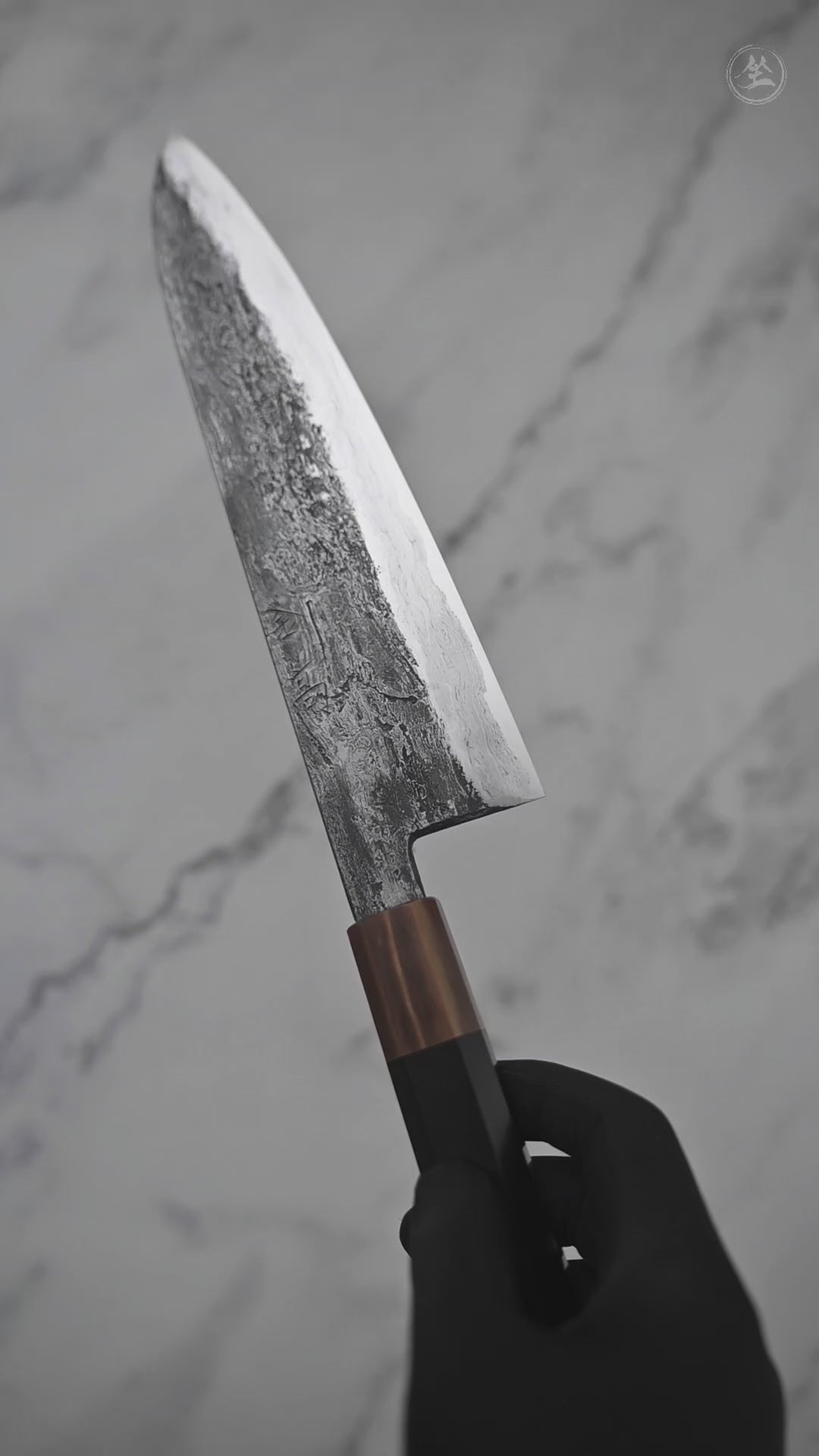 Yamada rentetsu aogami#1 tall gyuto 240x55mm – Zahocho Knives Tokyo