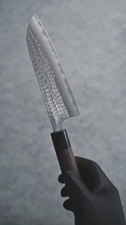 Short video of Anryu santoku showing various angles and shots