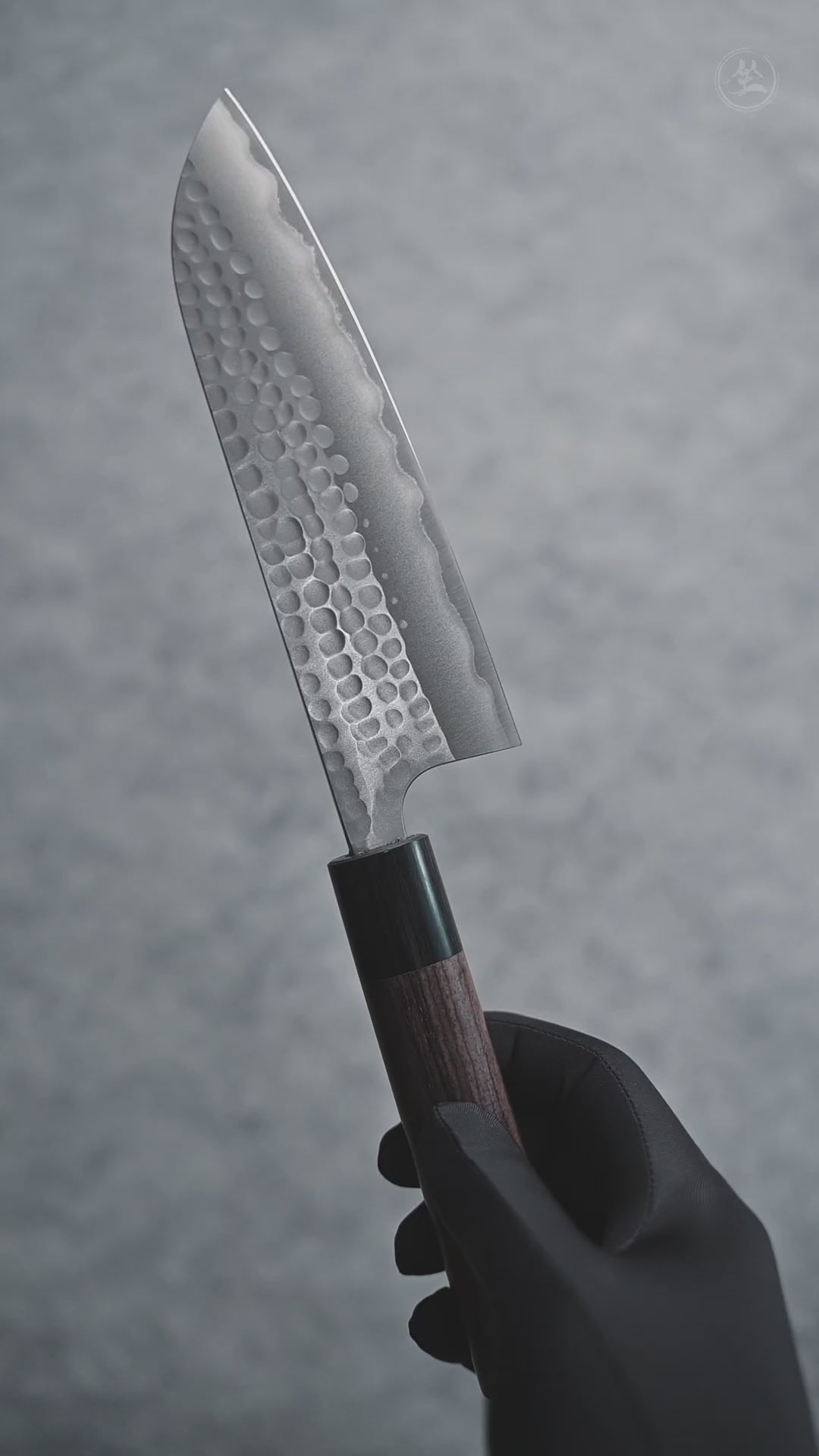 Short video of Anryu santoku showing various angles and shots