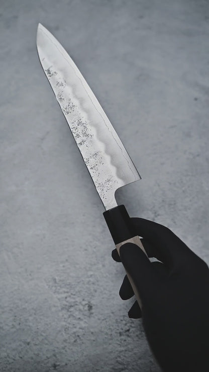 Ittosai Kotetsu nashiji ginsan gyuto 210mm