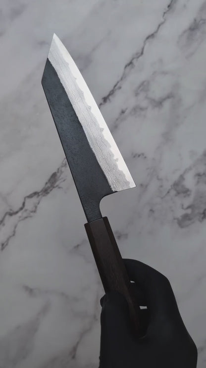 Hatsukokoro Shinkiro (unstamped) kurouchi damascus AS bunka 170mm