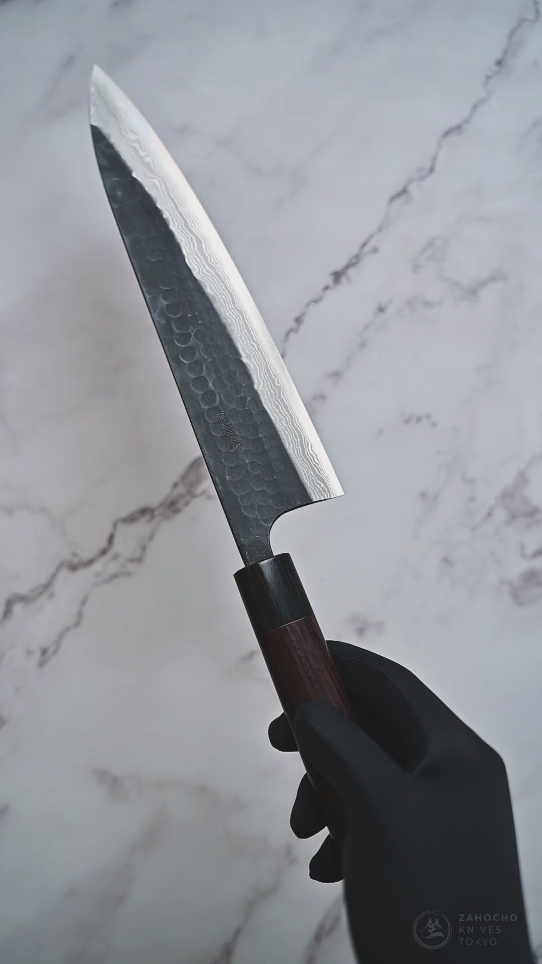 Akifusa x Yamamoto tsuchime kurouchi damascus AS gyuto 240mm