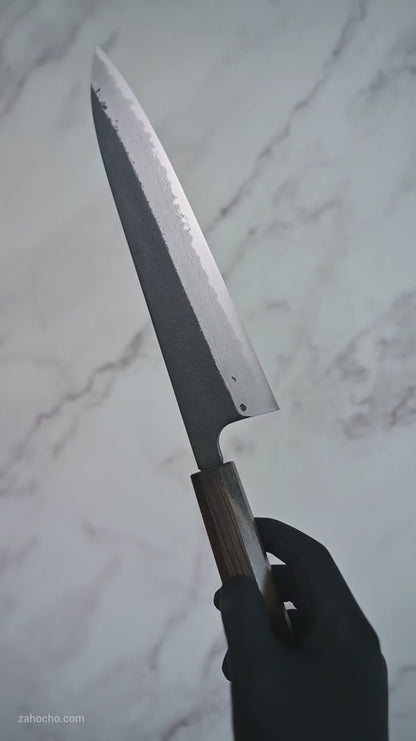 Hatsukokoro Shinkiro (unstamped) kurouchi damascus AS gyuto 240mm
