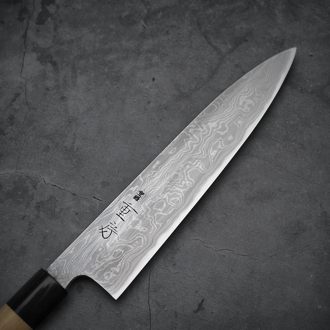 【 重房 】鍛地 和牛刀 225mm/ Shigefusa Kitaeji Shigefusa kitaeji gyuto 210mm with kiri box – Zahocho Knives Tokyo