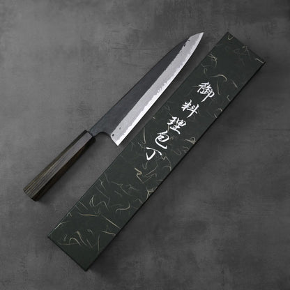 Hatsukokoro Shinkiro (unstamped) kurouchi damascus AS gyuto 240mm
