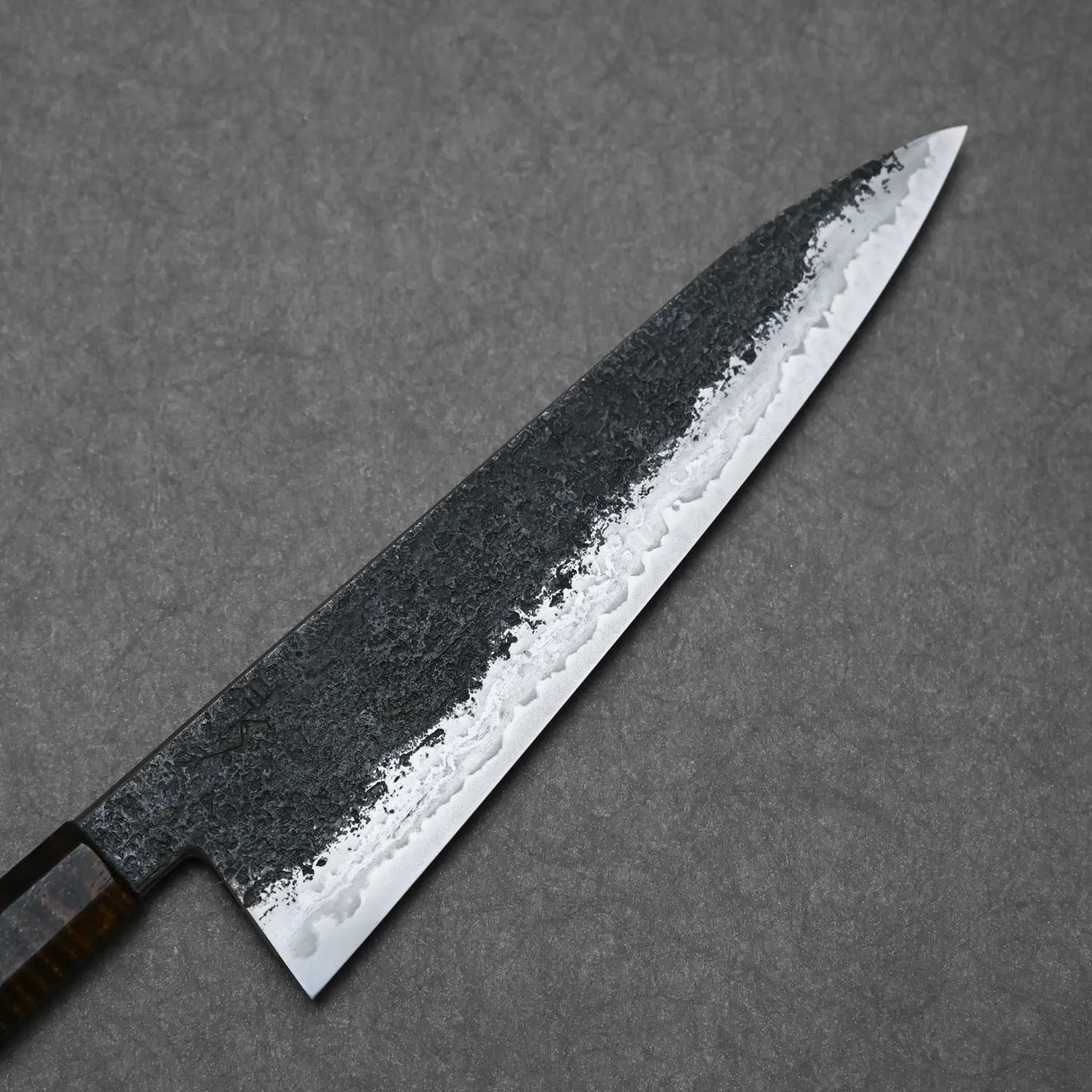 Krichbaum kurouchi wrought iron clad Apex Ultra gyuto 215x55