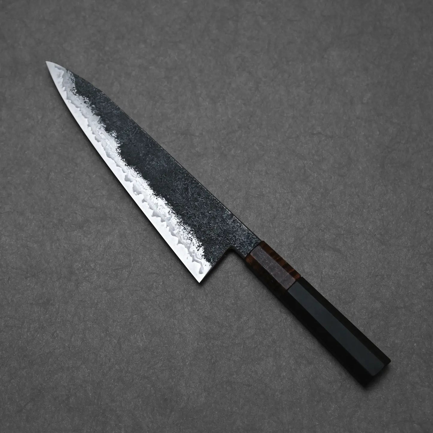 Krichbaum kurouchi wrought iron clad Apex Ultra gyuto 215x55