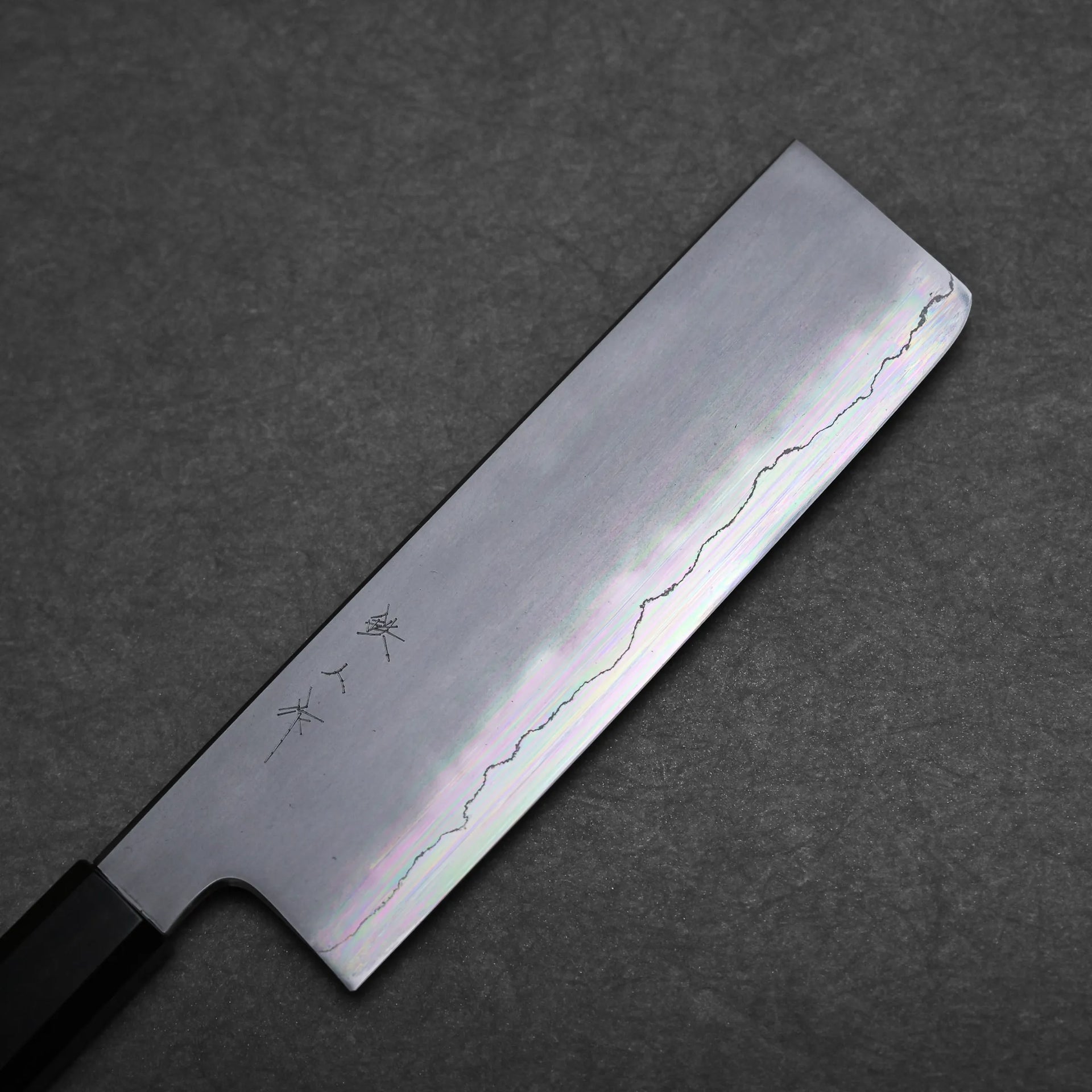Tetsujin kasumi ginsan nakiri 180mm – Zahocho Knives Tokyo