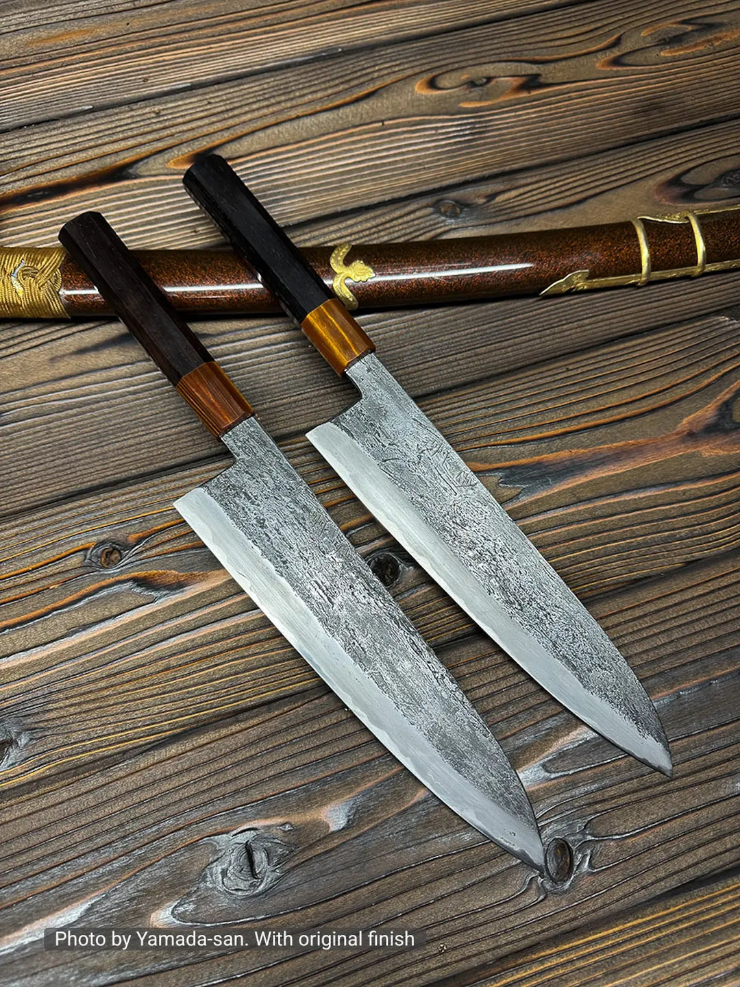 Yamada rentetsu aogami#1 tall gyuto 240x55mm – Zahocho Knives Tokyo
