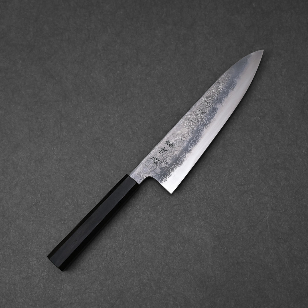 Yoshihide Masuda aogami#1 damascus gyuto 210mm – Zahocho Knives Tokyo