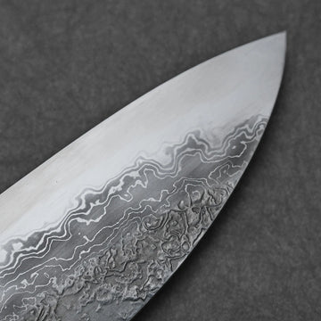 ◼︎/TUYOSHI/ ◼︎ Yoshihide Masuda aogami#1 damascus santoku 190mm – Zahocho Knives