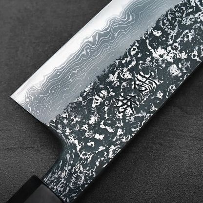 Yoshihide Masuda kurozome damascus aogami#1 gyuto 210mm