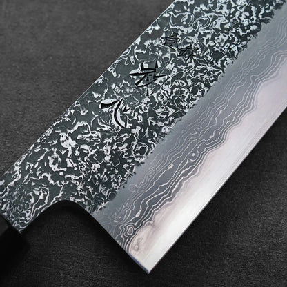 Yoshihide Masuda kurozome damascus aogami#1 gyuto 210mm