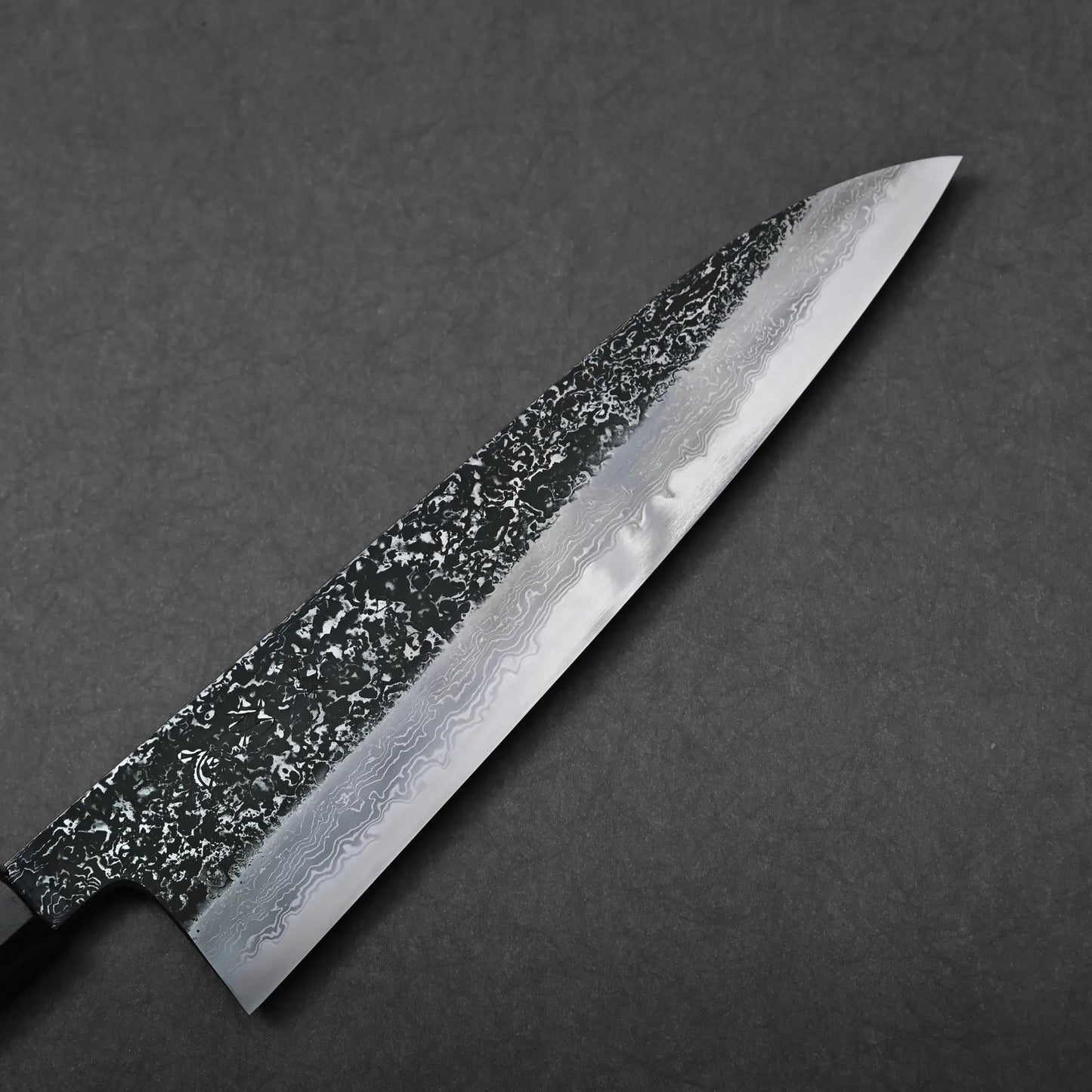 Yoshihide Masuda kurozome damascus aogami#1 tall gyuto 240mm