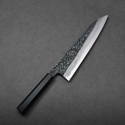 Yoshihide Masuda kurozome damascus aogami#1 tall gyuto 240mm
