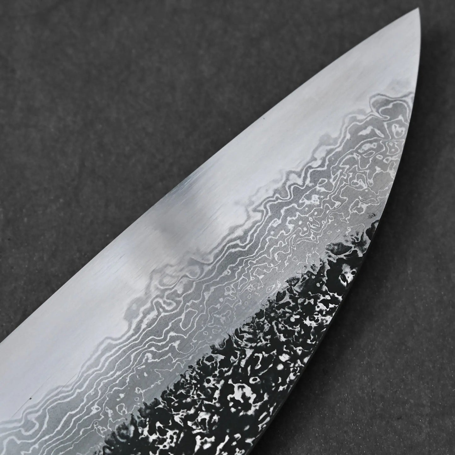 Yoshihide Masuda kurozome damascus aogami#1 tall gyuto 240mm