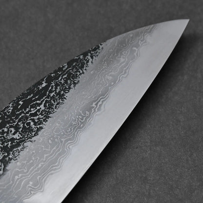 Yoshihide Masuda kurozome damascus aogami#1 tall gyuto 240mm