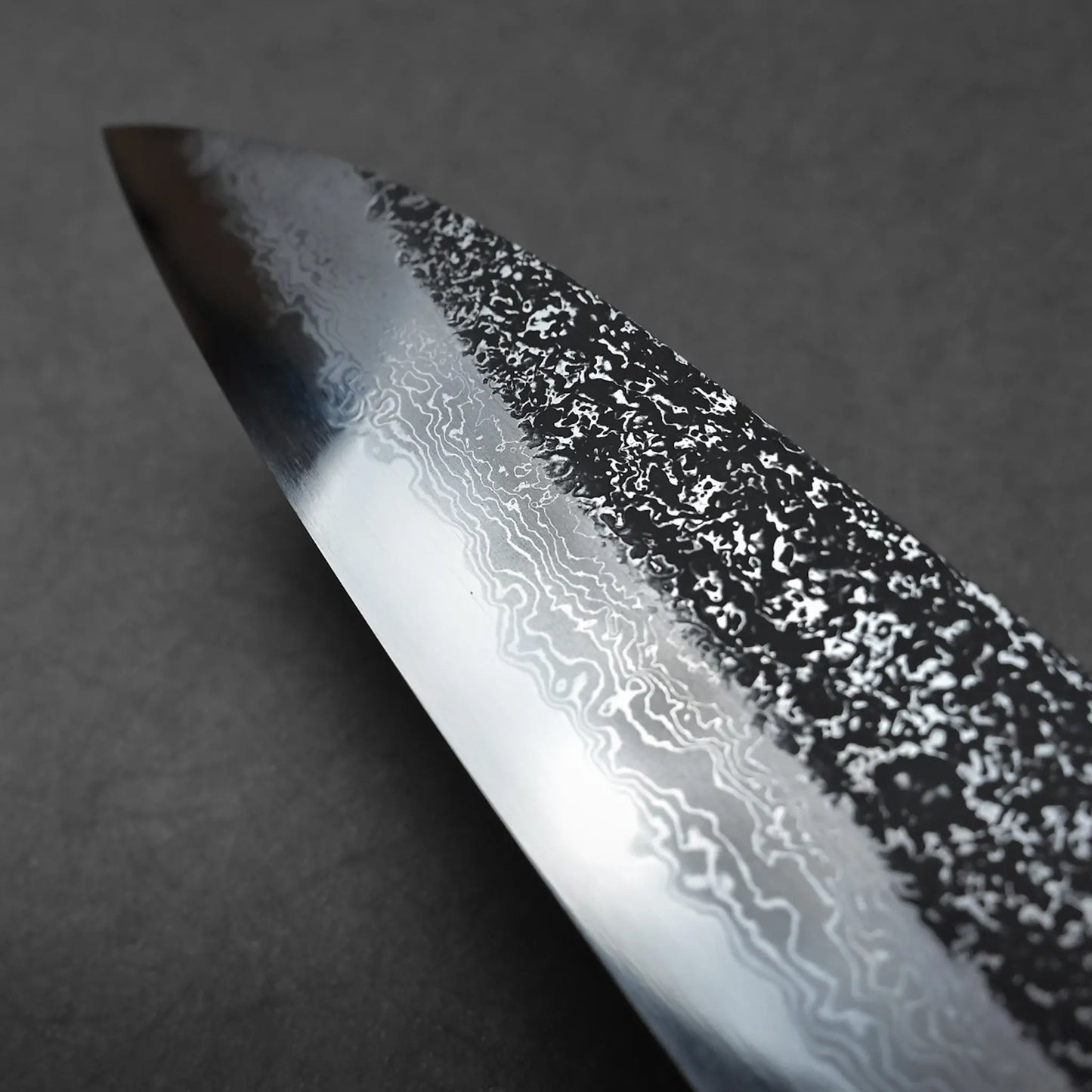 Yoshihide Masuda kurozome damascus aogami#1 tall gyuto 240mm