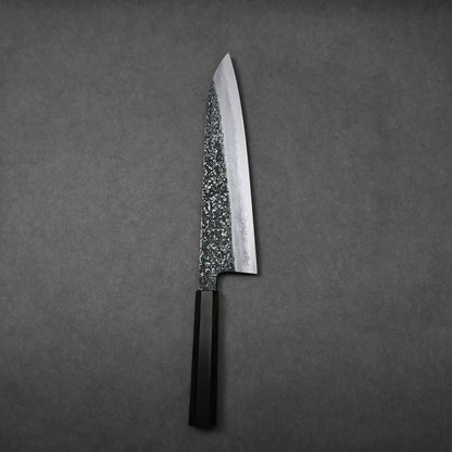 Yoshihide Masuda kurozome damascus aogami#1 tall gyuto 240mm