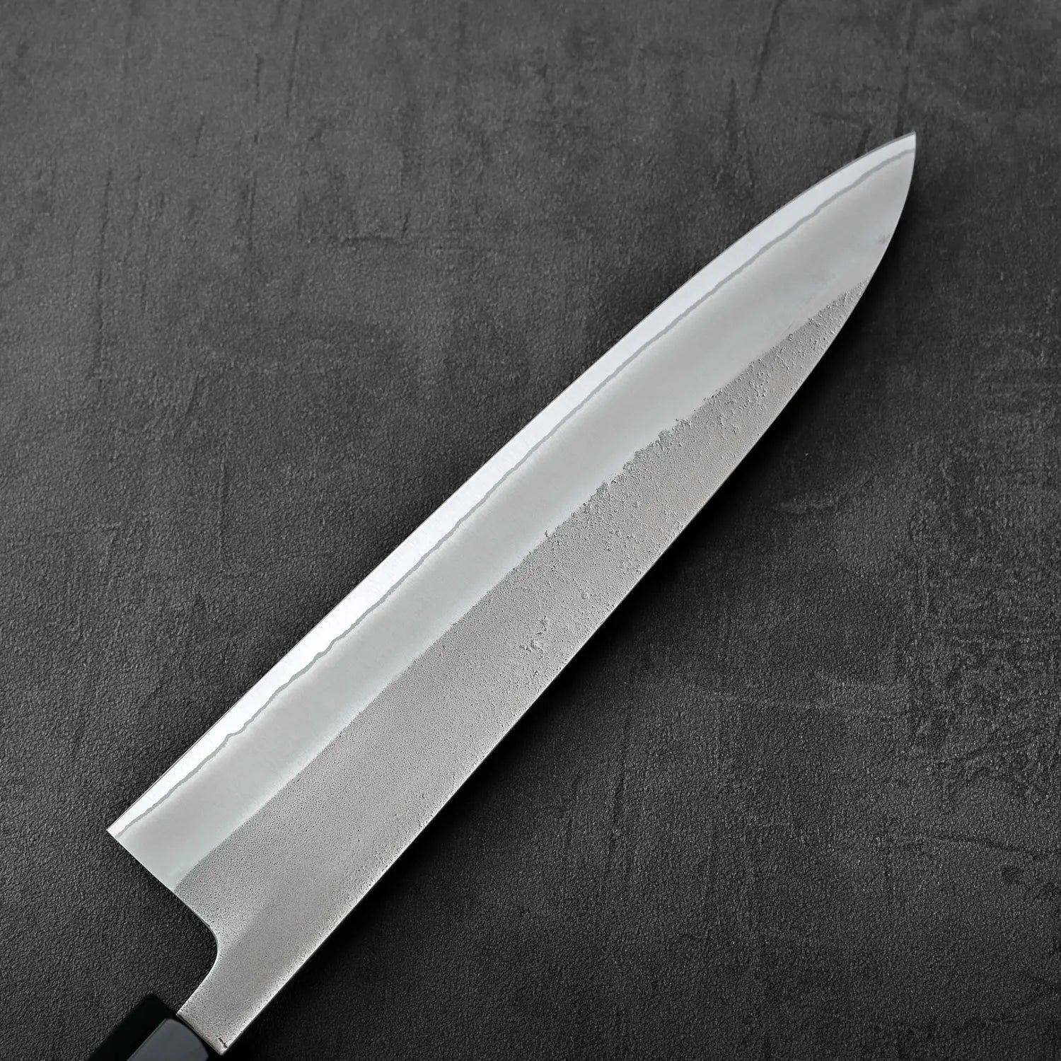 Yoshikane nashiji shirogami#2 gyuto 210mm - burnt chestnut