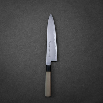 Yoshikazu Tanaka shirogami#1 gyuto 240mm – Zahocho Knives Tokyo