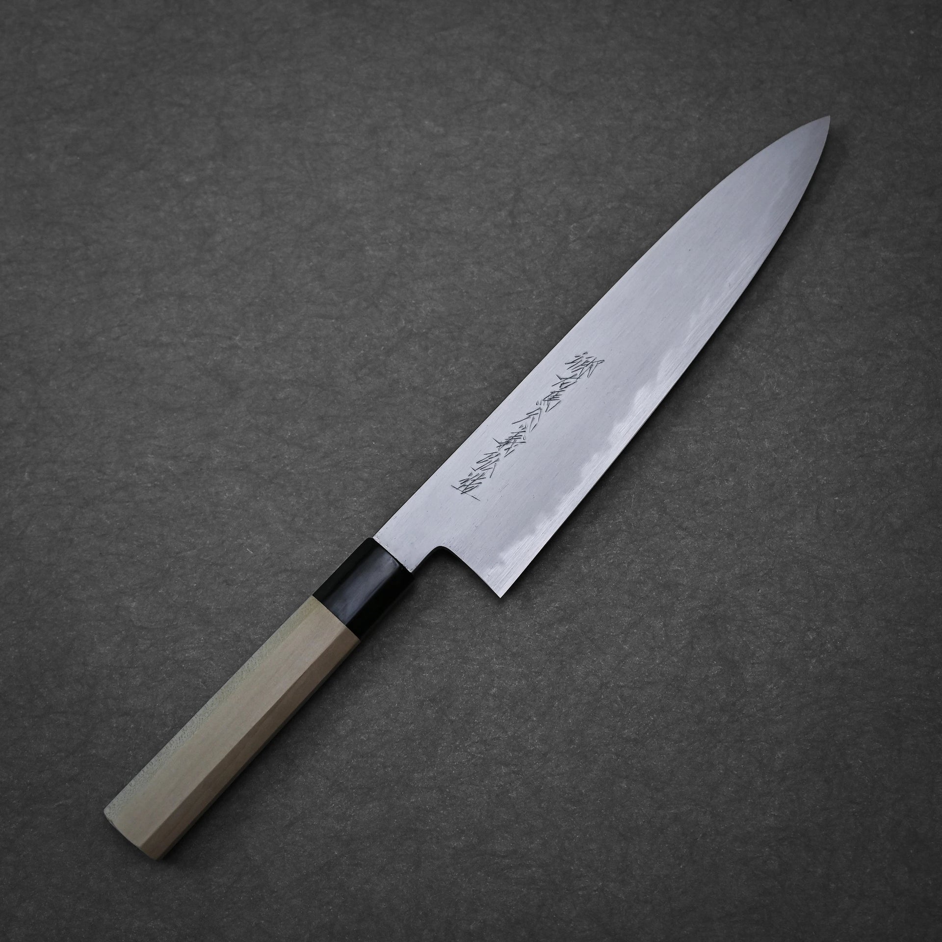 Yoshikazu Tanaka shirogami#1 gyuto 240mm – Zahocho Knives Tokyo