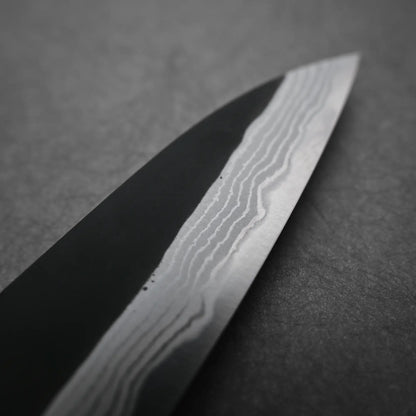 Anryu kurouchi damascus shirogami#2 gyuto 210mm