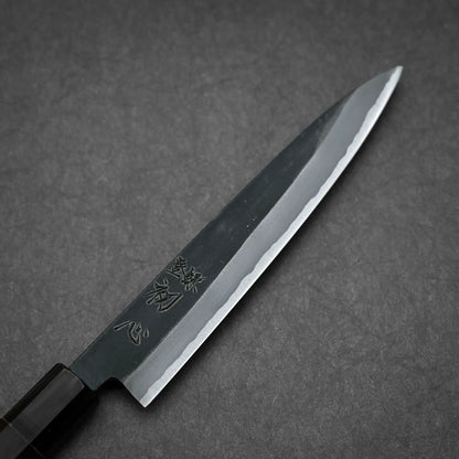 150mm Hatsukokoro Aosagi kurouchi aogami#2 petty knife right side view