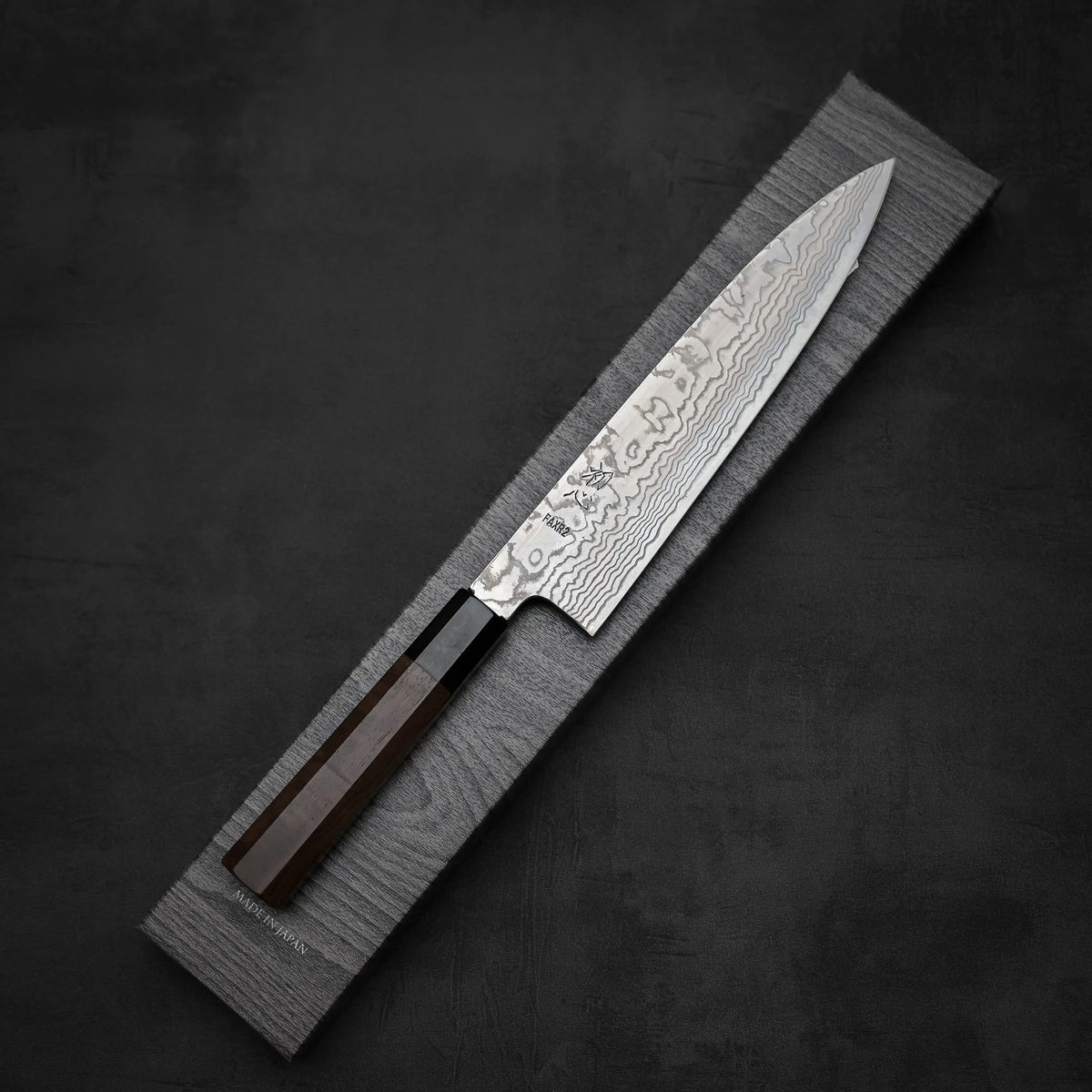Hatsukokoro FAXR2 damascus gyuto 240mm – Zahocho Knives Tokyo