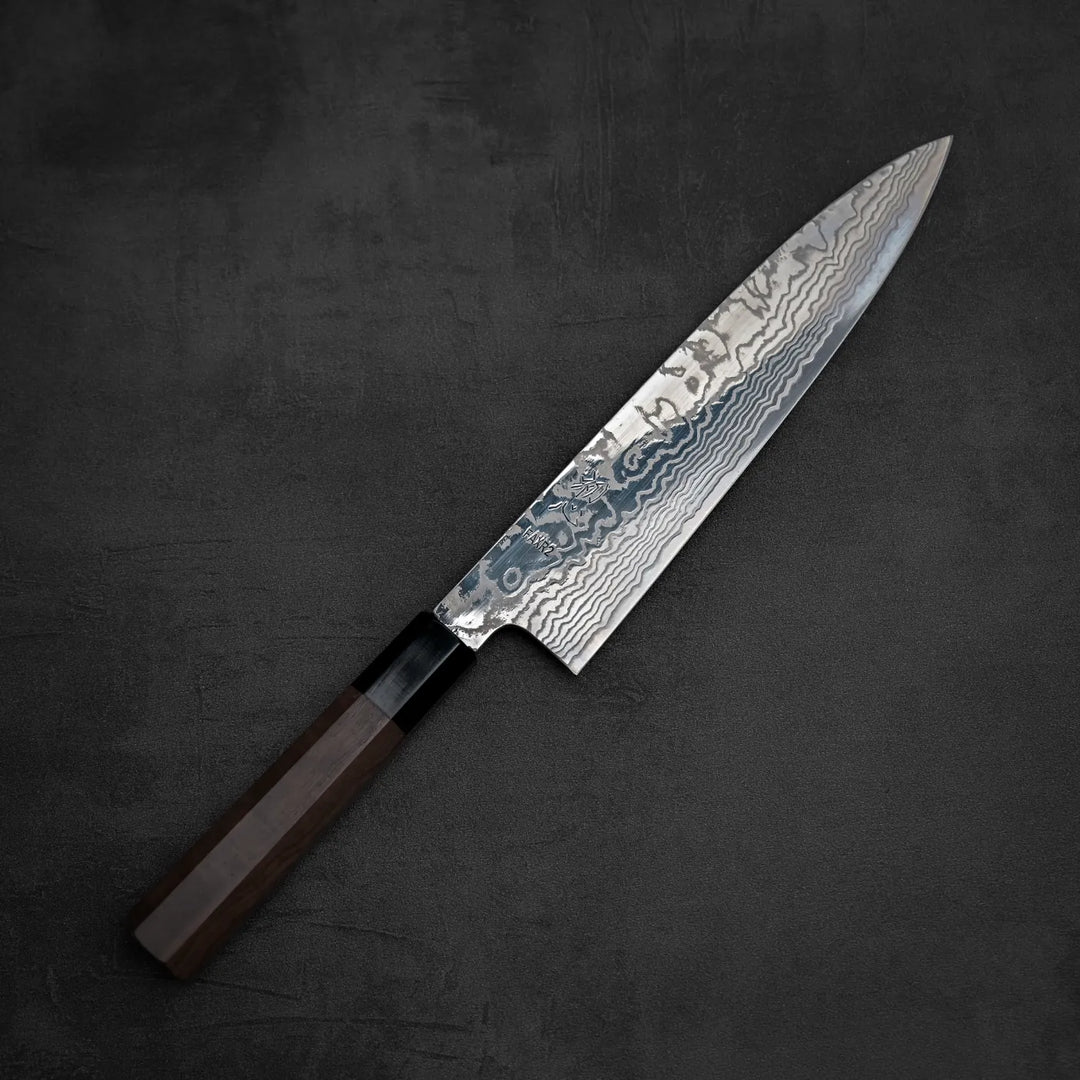 Hatsukokoro FAXR2 damascus gyuto 240mm – Zahocho Knives Tokyo