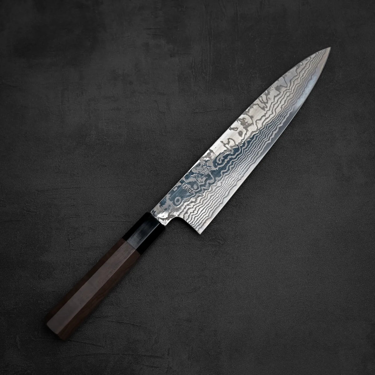 ★★おすすめ★★ Seisakusho HIRANO For knives with germicidal lamp CS-S2L Used M□平野製作所 殺菌灯付 包丁差し CS-S2L 100V 中古。 Nigara Hamono - Kurozome Rainbow Damascus - Blue #2 Forced Patina