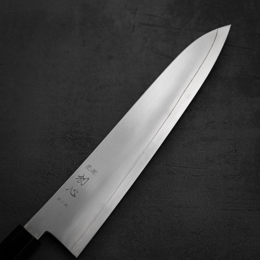 Hatsukokoro Ginso ginsan gyuto 240mm – Zahocho Knives Tokyo