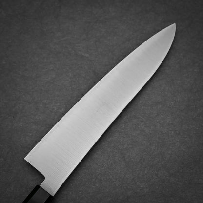 210mm Hatsukokoro Hayabusa SG2 gyuto knife left side view