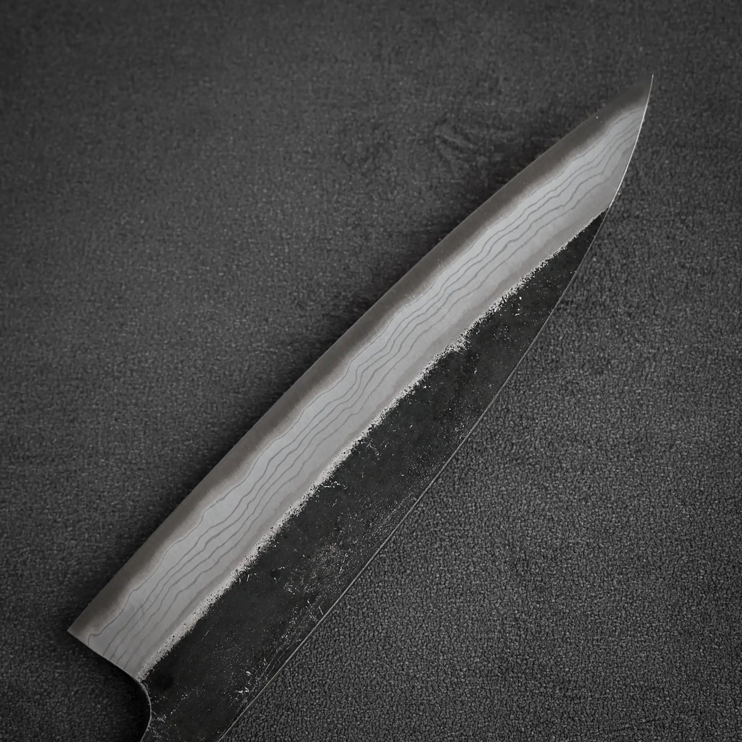 Hatsukokoro Kumokage kurouchi damascus aogami#2 petty knife 150mm