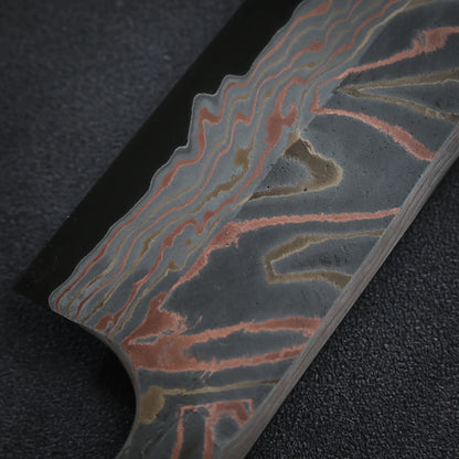 Hatsukokoro x Nigara Irodori aogami#2 damascus kiritsuke gyuto 240mm