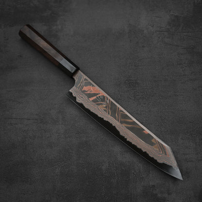 Hatsukokoro x Nigara Irodori aogami#2 damascus kiritsuke gyuto 270mm