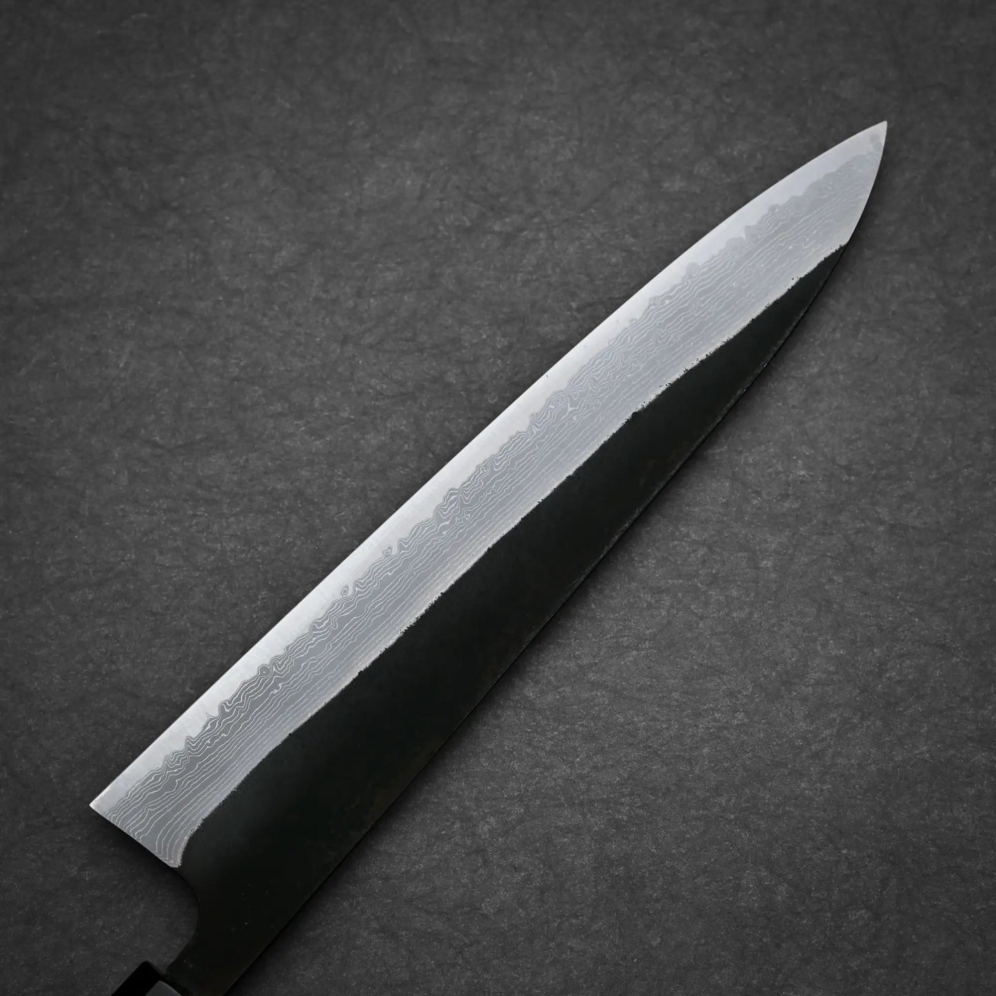 Hatsukokoro Shinkiro kurouchi damascus AS gyuto 240mm