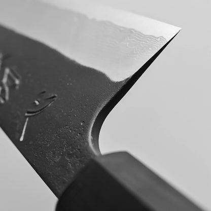 Hatsukokoro Shinkiro kurouchi damascus AS gyuto 240mm