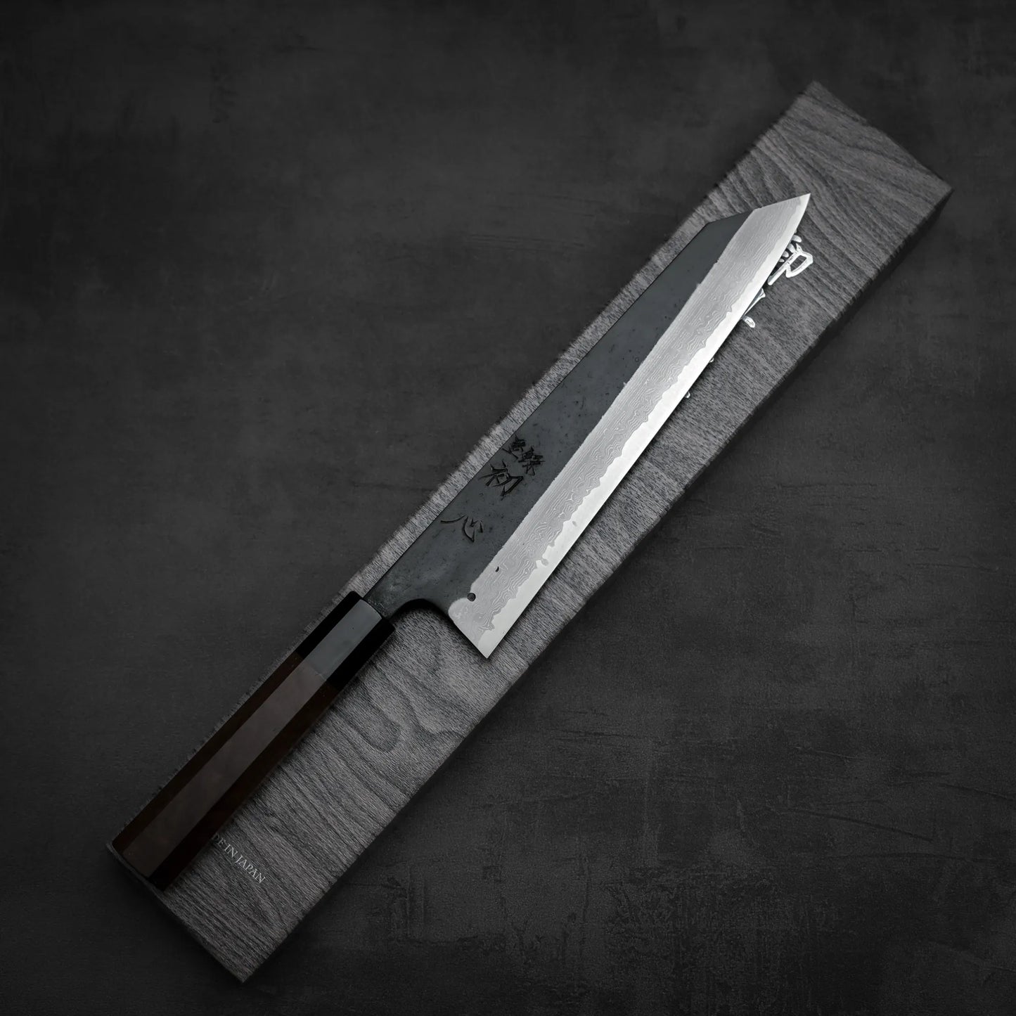 Hatsukokoro Shinkiro kurouchi damascus AS kiritsuke gyuto 240mm