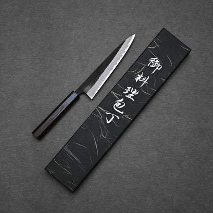 Hatsukokoro Shinkiro kurouchi damascus AS petty knife 150mm