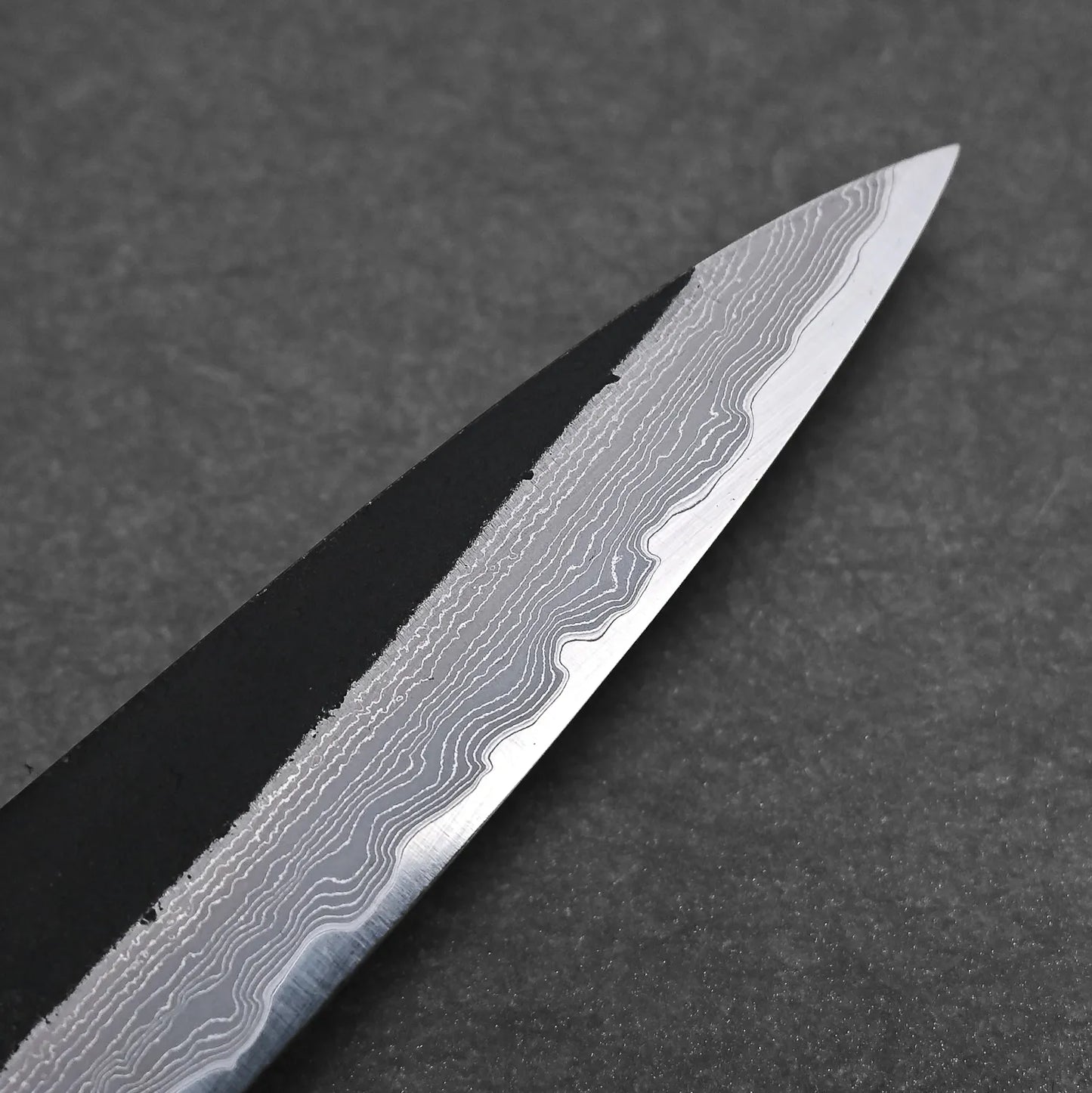 Hatsukokoro Shinkiro kurouchi damascus AS petty knife 150mm