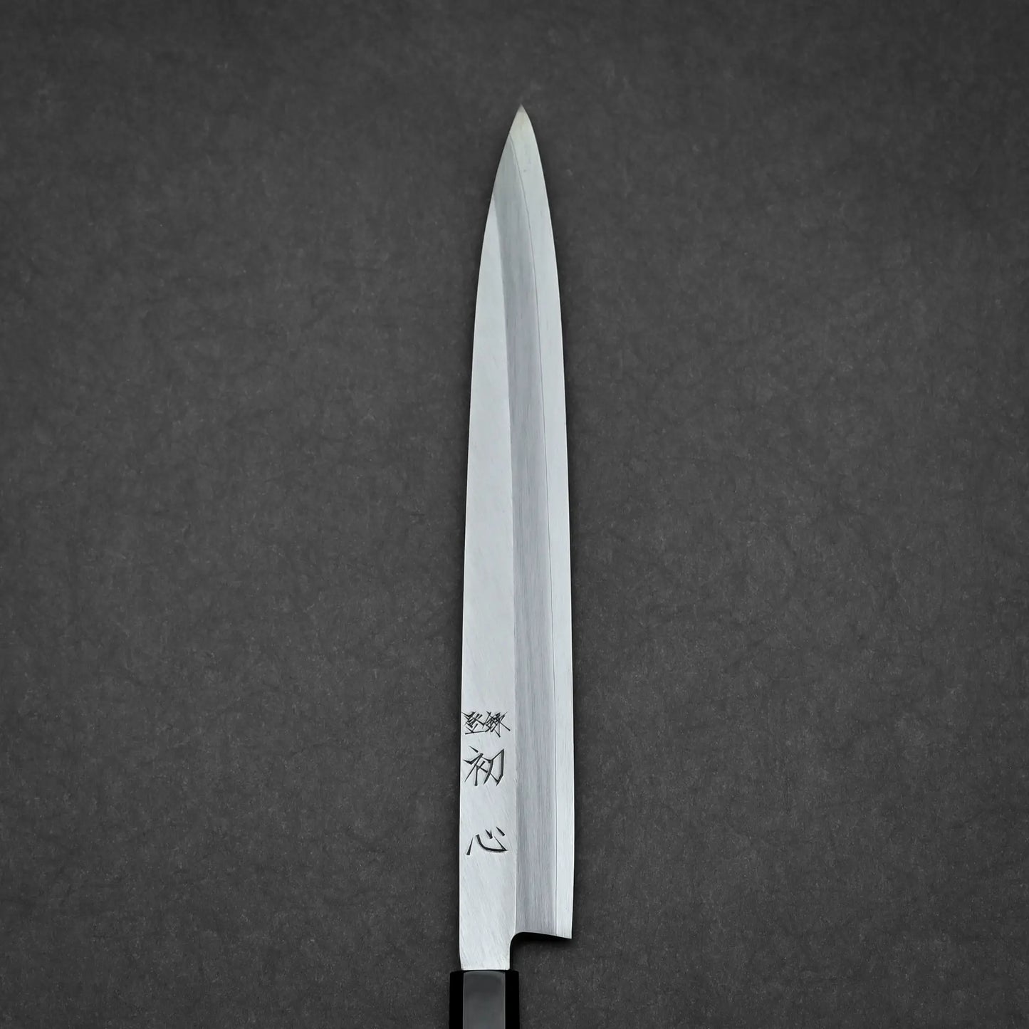 270mm Hatsukokoro Shirasagi ginsan yanagiba knife primary side view