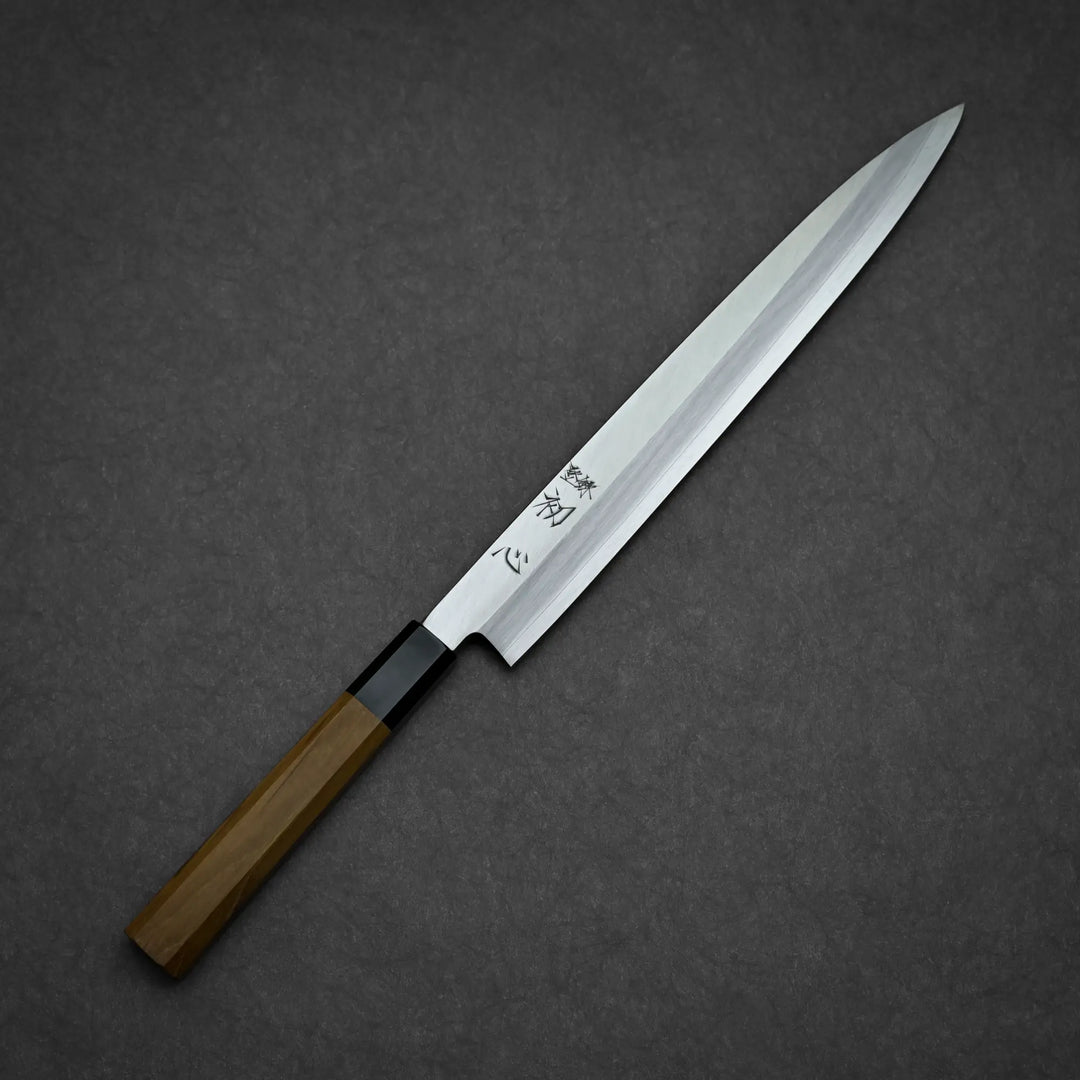 Hatsukokoro Shirasagi ginsan yanagiba 270mm – Zahocho Knives Tokyo Hatsukokoro Shirasagi ginsan yanagiba 270mm – Zahocho Knives Tokyo