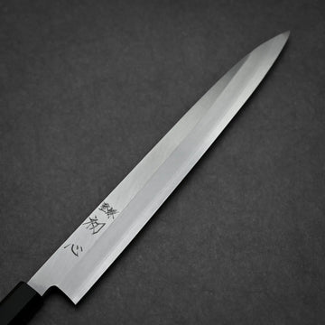 Hatsukokoro Shirasagi ginsan yanagiba 300mm – Zahocho Knives Tokyo