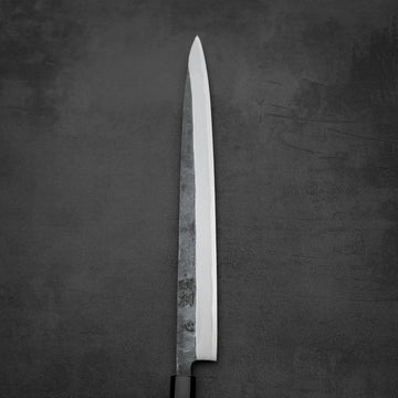 Hatsukokoro Shirasagi kurouchi aogami#2 yanagiba 300mm – Zahocho