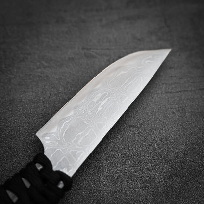 Hatsukokoro shirogami#2 damascus outdoor knife