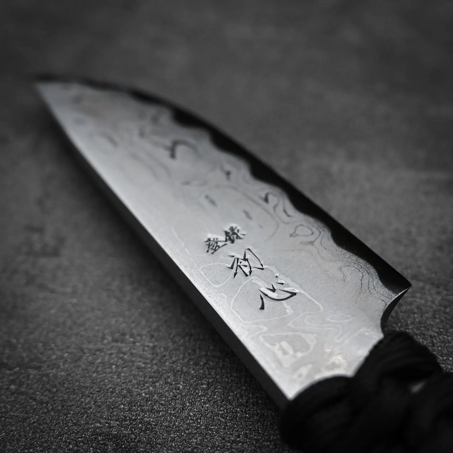 Hatsukokoro shirogami#2 damascus outdoor knife