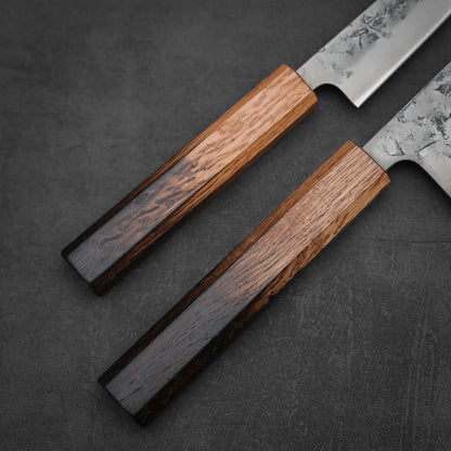 Tsunehisa nashiji SLD gyuto 240mm and petty 140mm knife set