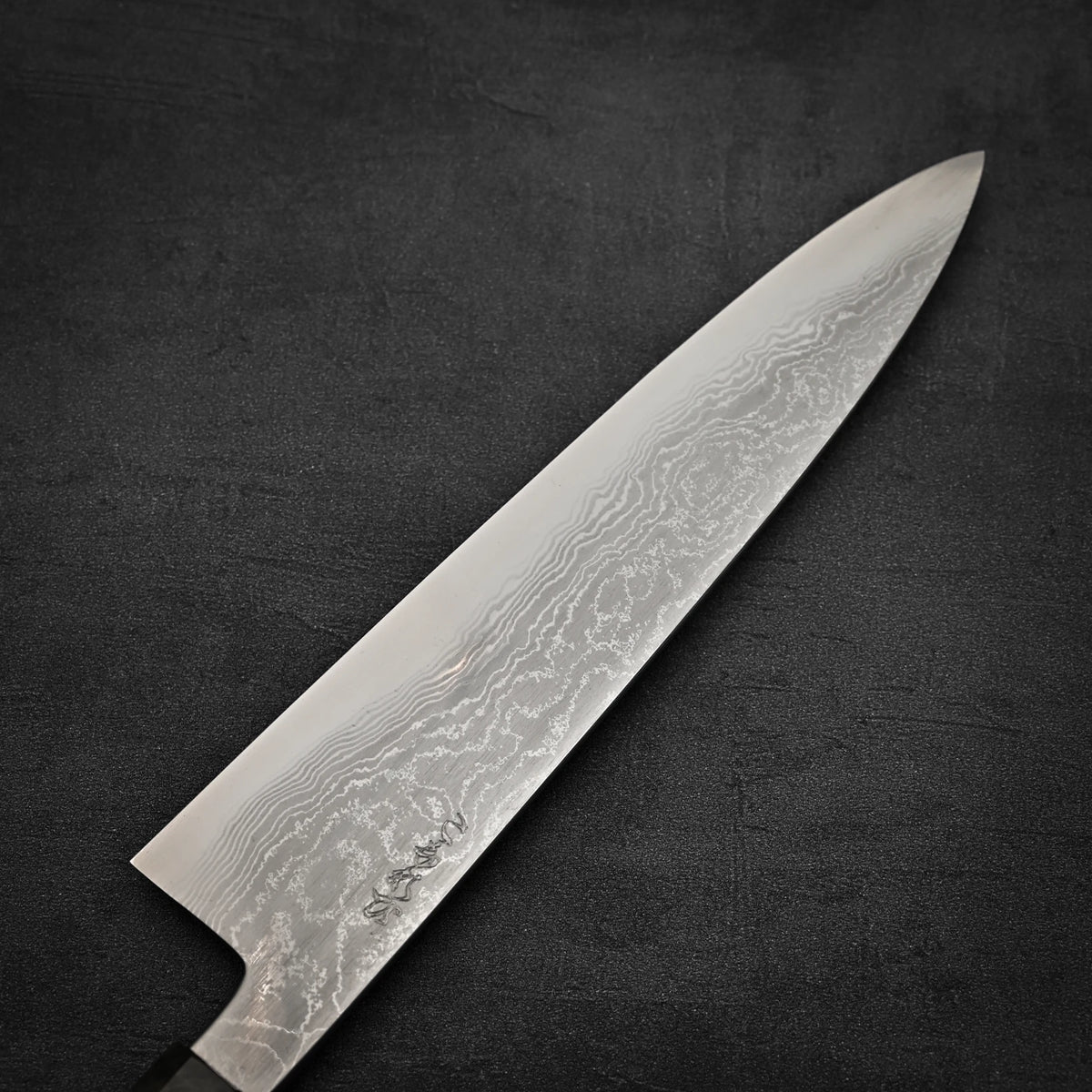 Hatsukokoro Komorebi damascus aogami#1 gyuto 240mm - birchwood